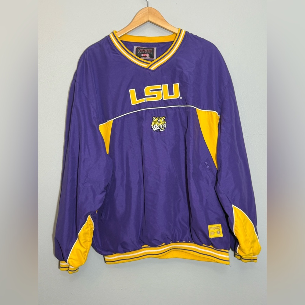 Vintage Colosseum NCAA LSU Tigers Pullover | XXL